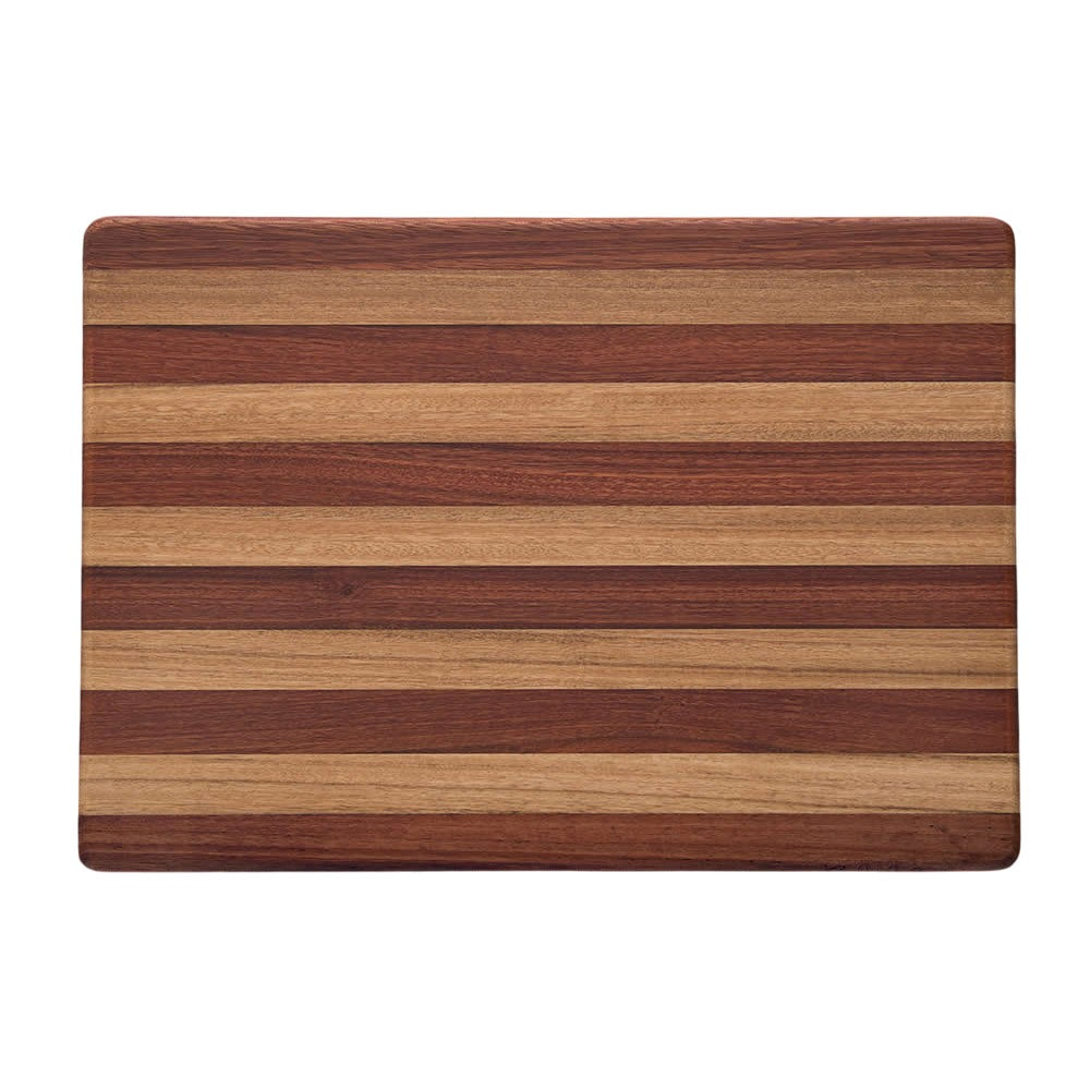 Large size Butcher Block series wooden chopping board in a mix of Australian Blackbutt and Red Gum timber