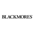 Blackmores logo, black text on a white background, square
