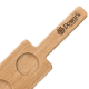 A custom made flight paddle board with Dewar's logo engraved on it