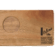 A custom coffee serving board with Vittoria Coffee engraved on it
