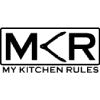My Kitchen Rules logo in a square white background