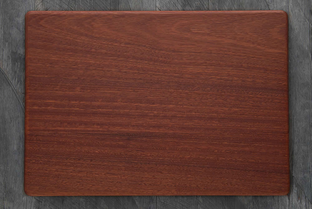 thick wooden chopping board